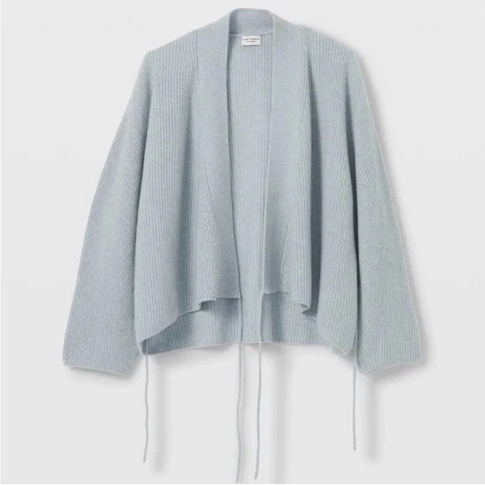 CLUB MONACO CASHMERE TIE WRAP CARDIGAN